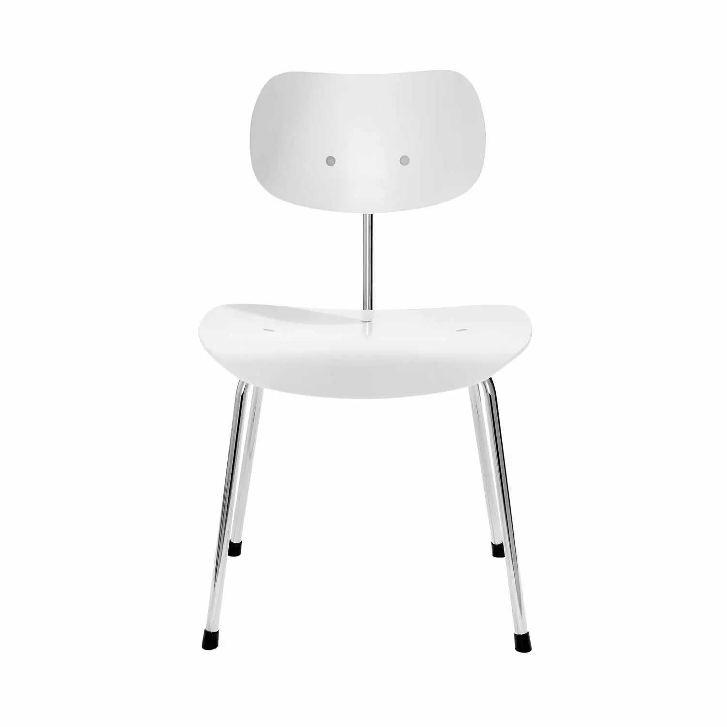 Produktbillede af PLEASE WAIT TO BE SEATED EIERMANN SE68 STOL HVID/CHROMESTEL 44 i premium kvalitet