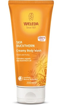 Produktbillede af Weleda Buckthorn Creamy Body Wash 200 ml. på tilbud