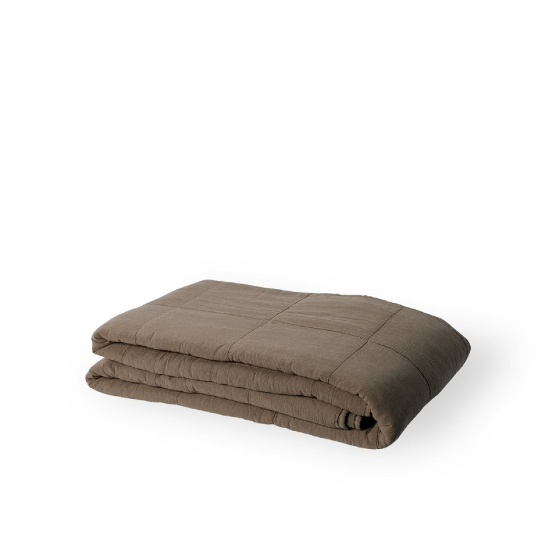 Produktbillede af Sengetæppe i cappuccino 240X260 cm på tilbud i høj kvalitet