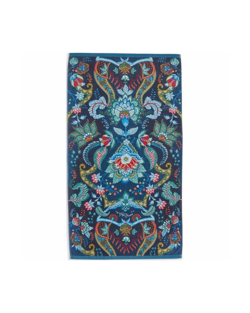 Produktbillede af Pip Studio Beach Towel Kyoto Beach Dark Blue på tilbud i høj kvalitet