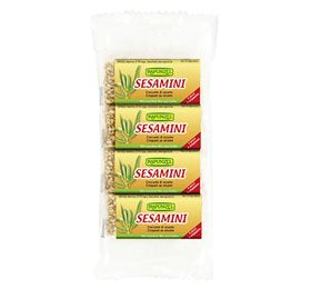 Detaljeret produktbillede af Biogan Sesambar multipack Ø (4x27gr) 108g. på tilbud