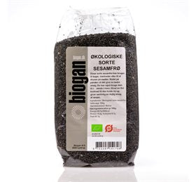 Detaljeret produktbillede af Biogan Sesamfrø sorte Ø 500g. på tilbud