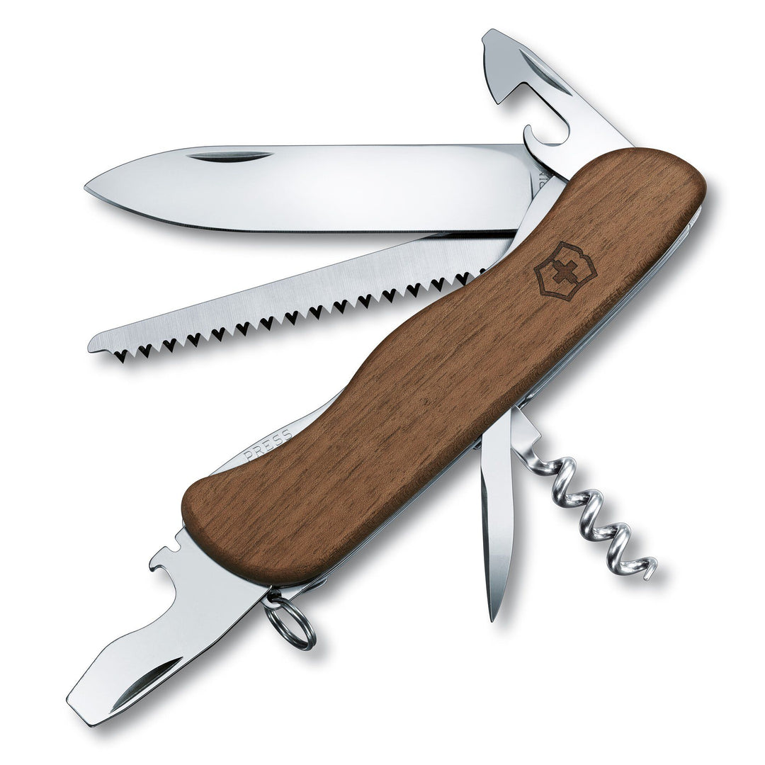 Victorinox Victorinox Forester Wood lommekniv, valnøddetræ ❤ billede i brug i kategorien Friluftskniv