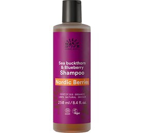Detaljeret produktbillede af Urtekram Shampoo Nordic Berries 250ml. på tilbud