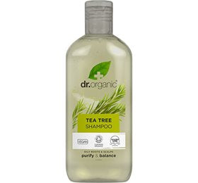 Detaljeret produktbillede af Dr Organic Shampoo Tea Tree 265 ml på tilbud