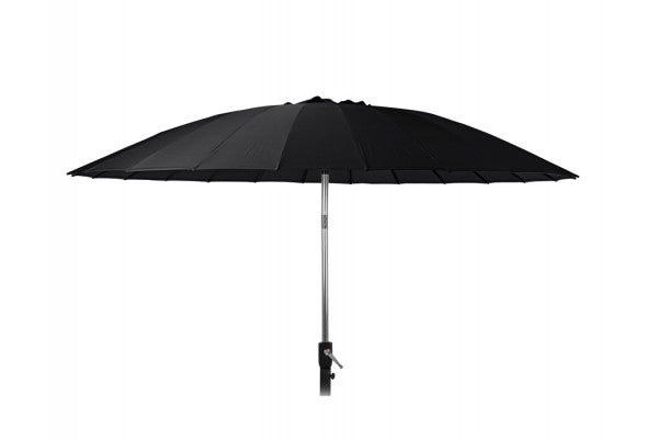 Produktbillede af Shanghai parasol Ø270 cm Sort på tilbud i høj kvalitet