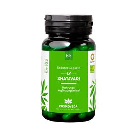 Produktbillede af Cosmoveda Shatavari kapsler Ø 80 kap. på tilbud