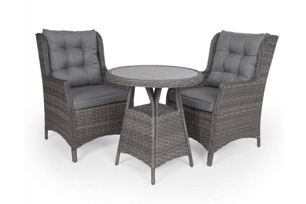 Siesta Grå Cafesæt m/2 loungestole - Ø 70 cm ❤ Stort online udvalg i Havemøbelland ❤ Billig fragt og hurtig levering 2 - 5 hverdage ❤ Varenummer: HML-DK2871 / Ean: &