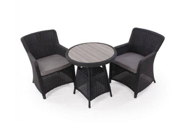 Siesta Sort Cafesæt m/2 spisestole - Ø 70 cm ❤ Stort online udvalg i Gozomo.dk ❤ Billig fragt og hurtig levering 2 - 5 hverdage ❤ Varenummer: HML-DK1945 / Ean: '5709386481315 på lager - Udsalg på HAVEMØBELSÆT > Cafesæt Spar op til 54% - Over 785 kendte brands på udsalg