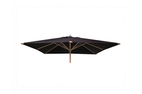 Produktbillede af Signe Parasol 2,5 x 2,5 meter M/tilt Sort på tilbud i høj kvalitet