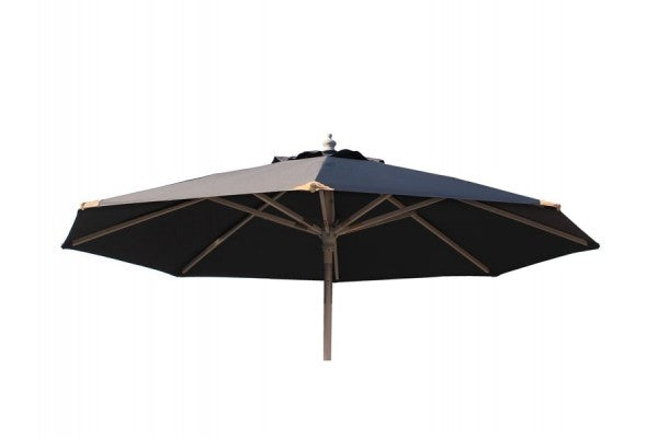 Produktbillede af Signe Parasol Ø 2,5 meter m/tilt Grå på tilbud i høj kvalitet