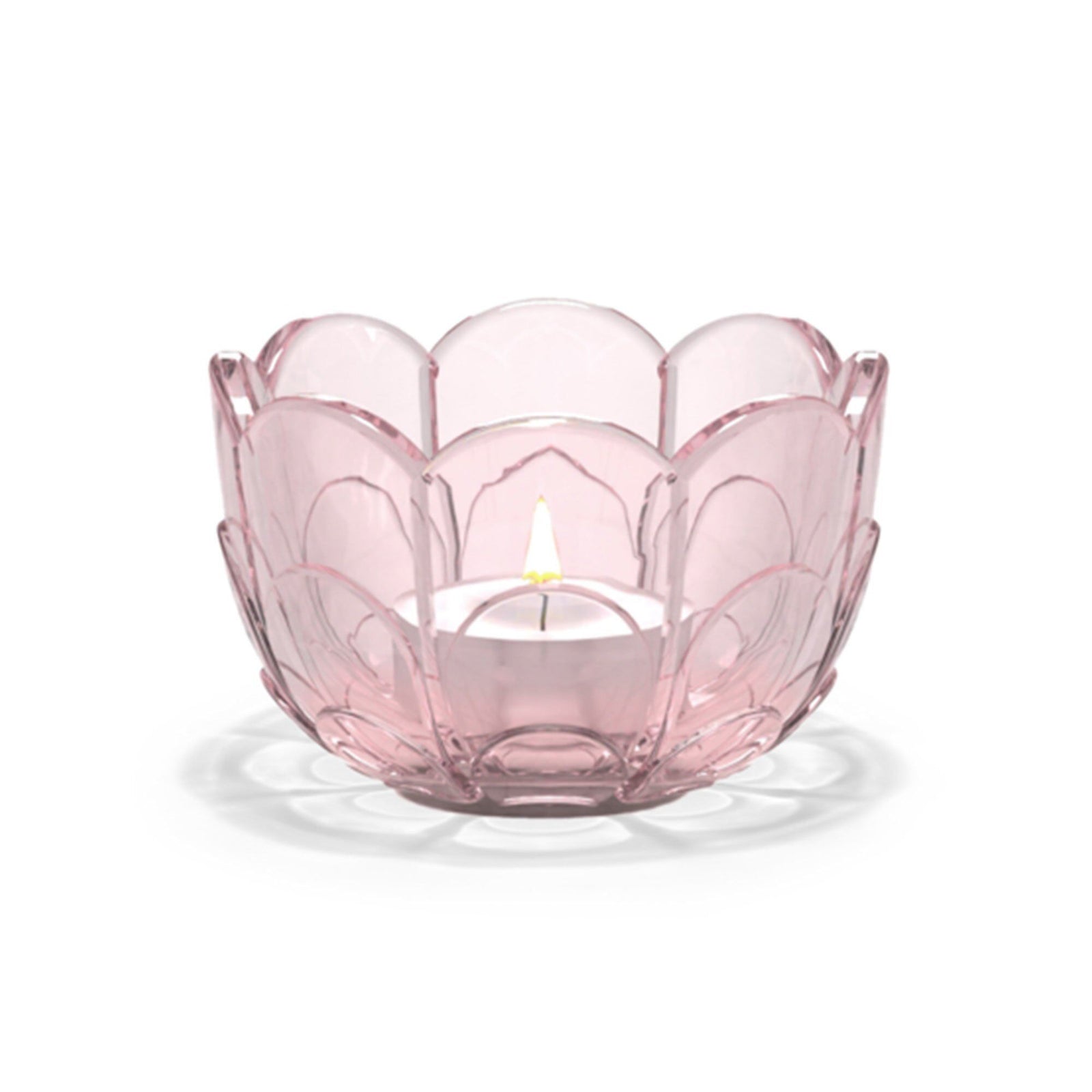 Holmegaard Holmegaard Lily fyrfadsstage 7 cm, cherry blossom ❤ frontbillede (Lysestage)