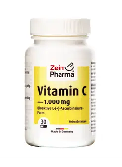 Stort online udvalg i Zein Pharma C vitamin 1000mg 30 kapsler ❤ Zein Pharma ❤ Hurtig levering: 1 - 2 Hverdage og gratis fragt v/køb over 295 kr. GLS til pakkeshop ❤ Varenummer: HG-928283 og barcode / Ean: 4260085385072 på lager - Kæmpe udvalg i C-vitamin - Over 300 kendte brands på udsalg