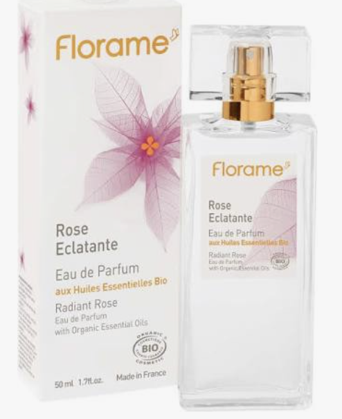 Detaljeret produktbillede af Florame Eau de parfum Rose Eclatante 50ml. X på tilbud