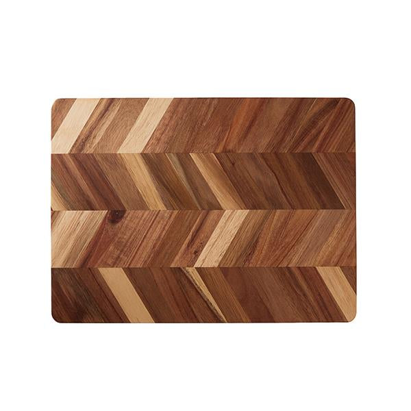 Produktbillede af Aida Skærebræt sildebensmønster acacie træ 1 stk i premium kvalitet