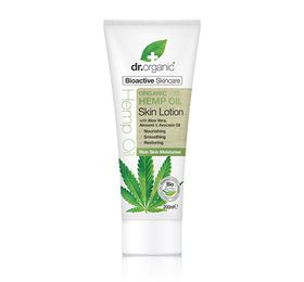 Detaljeret produktbillede af Dr Organicn Skin lotion hemp oil 200 ml på tilbud