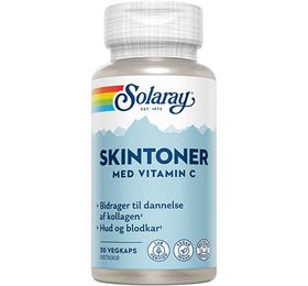 Produktbillede af Solaray Skintoner med vitamin C 30 kap. på tilbud