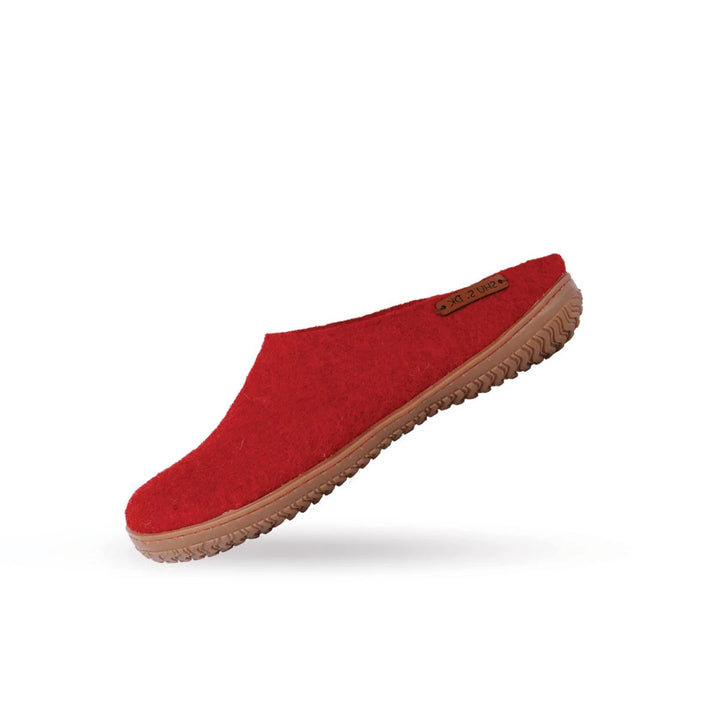 Uldtøffel (100% ren uld) m/Gummisål Dansk Design fra SHUS roed / 44