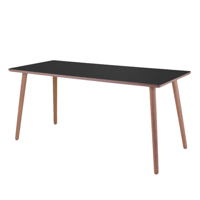 tilbud på Dimm skrivebord, sort, ege ben 140 x 70 cm. Billigt udsalg! Hurtig levering: 1-2 hverdage. Varenummer: 3NDC-1145-2749. Spar op til 59%.