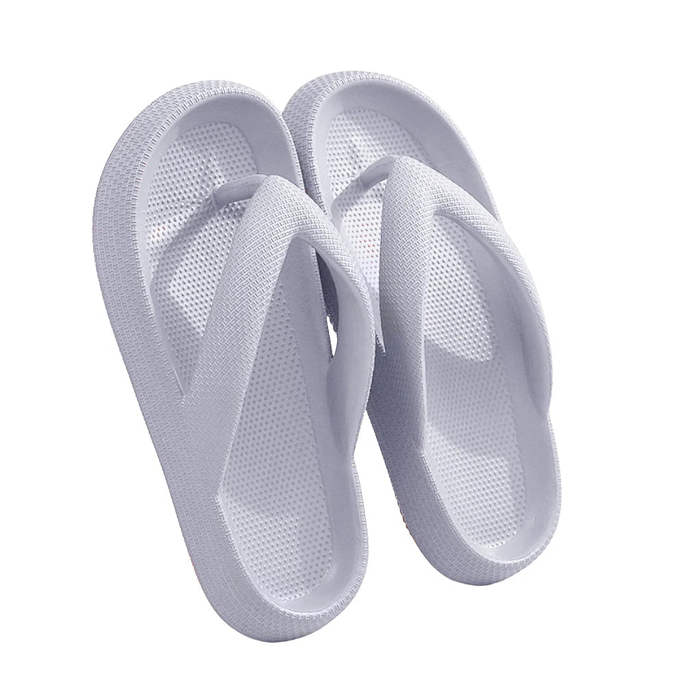 Tåsplit Slippers Bløde Skridsikre og i flere flotte farver (Kendt som Happy Flops) Hvid / 40/41