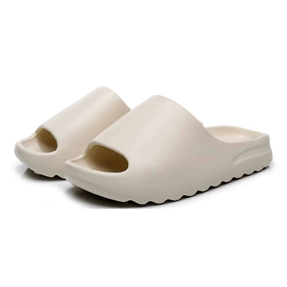 Slippers / Tøfler Bløde og skridsikre sort grøn eller hvid Hvid / 44/45