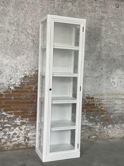 Vitrineskab med glas i siderne - Dixie - hvidt og smalt ❤ Stort online udvalg i by Hornsleth ❤ Billig fragt og hurtig levering 2 - 5 hverdage ❤ Varenummer: BYH-2747917 / Ean: på lager - Udsalg på Sorte vitrineskabe - Over 412 kendte brands på udsalg