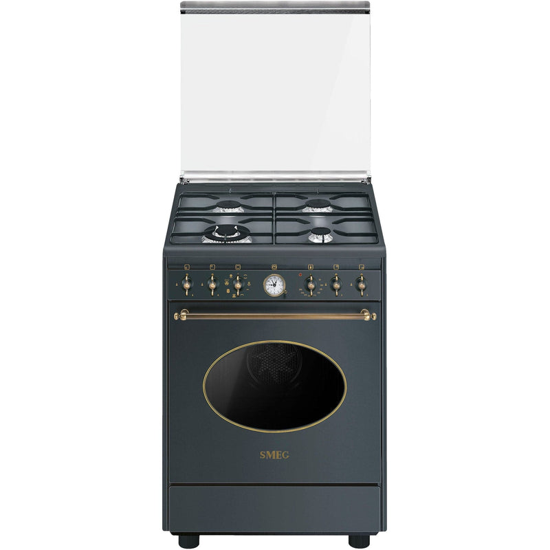 Smeg CO68GMA8 Colonial gaskomfur, 60 cm, antracit