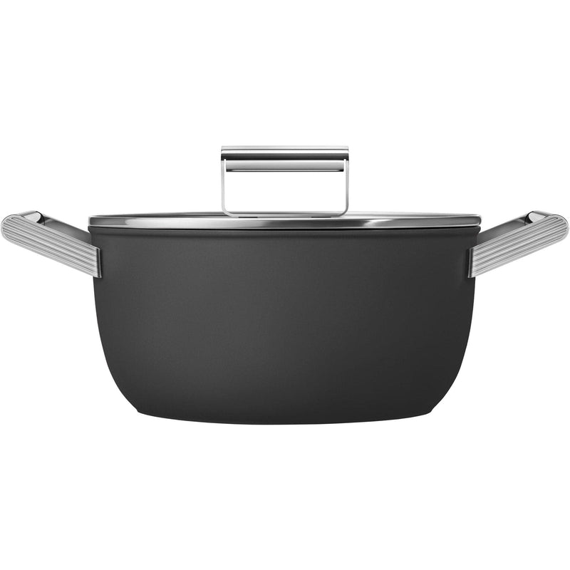 Smeg Kasserolle m/låg 24 cm, sort