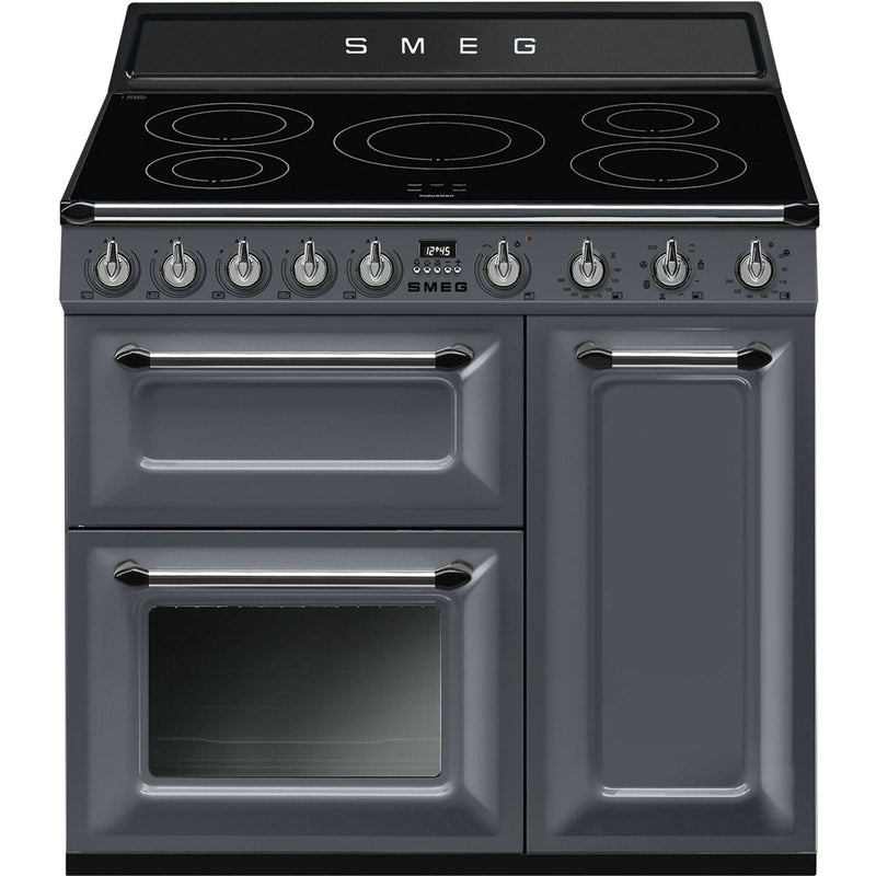 Smeg TR93IGR2 induktionskomfur, slate grey