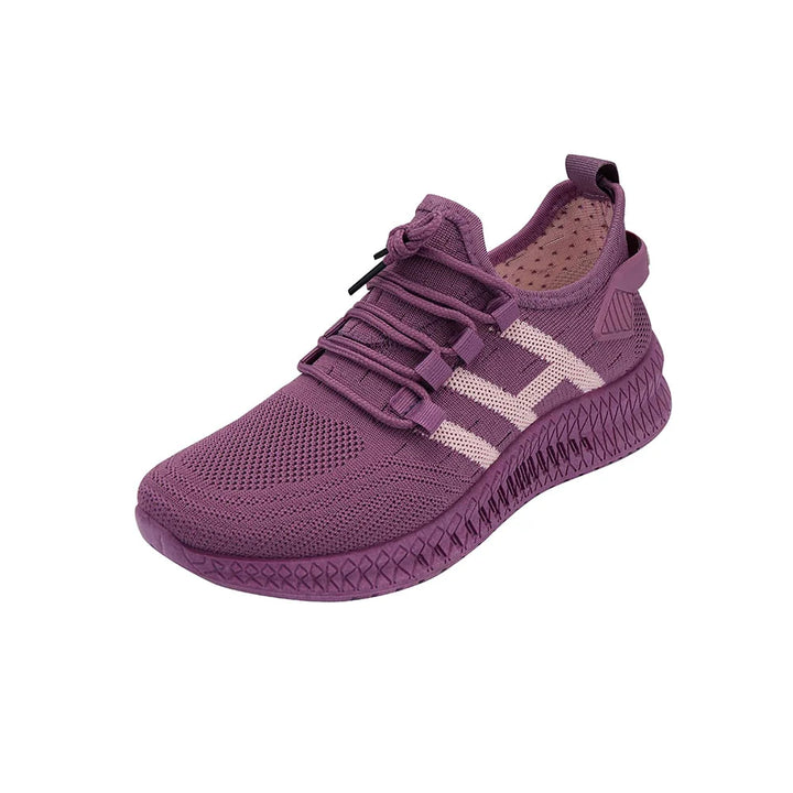 Løbesko/Sneakers til kvinder åndbare og med optimal støddæmpning Lilla / 38