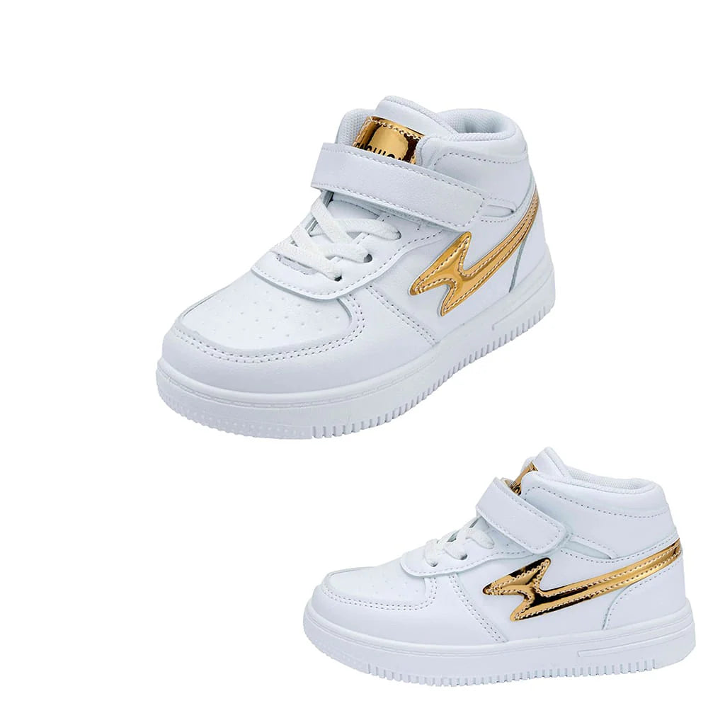 Komfortable & Moderigtige Børne Støvler med Guld-Detaljer 34