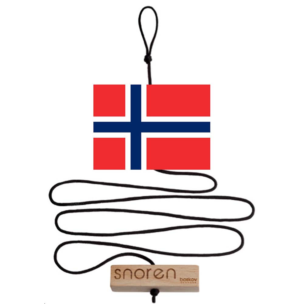 Produktbillede af Snoren Startsæt Norsk træflag og velkommen klods/brick i premium kvalitet