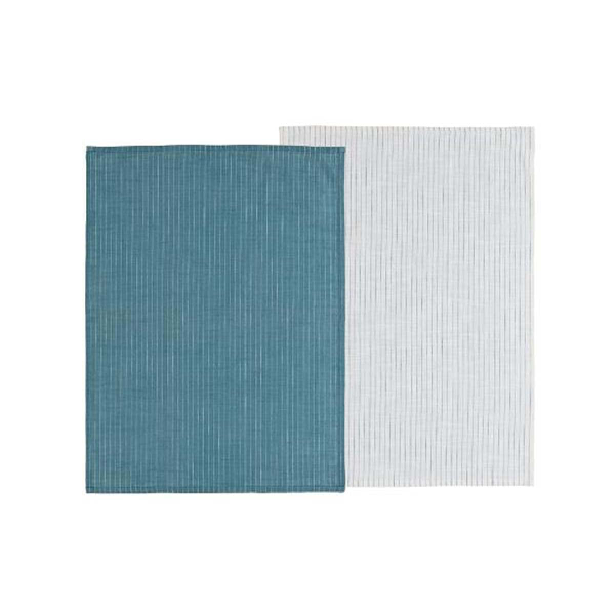 Produktbillede af Södahl Line Viskestykke 50 x 70 cm 2 stk. China blue/White i premium kvalitet