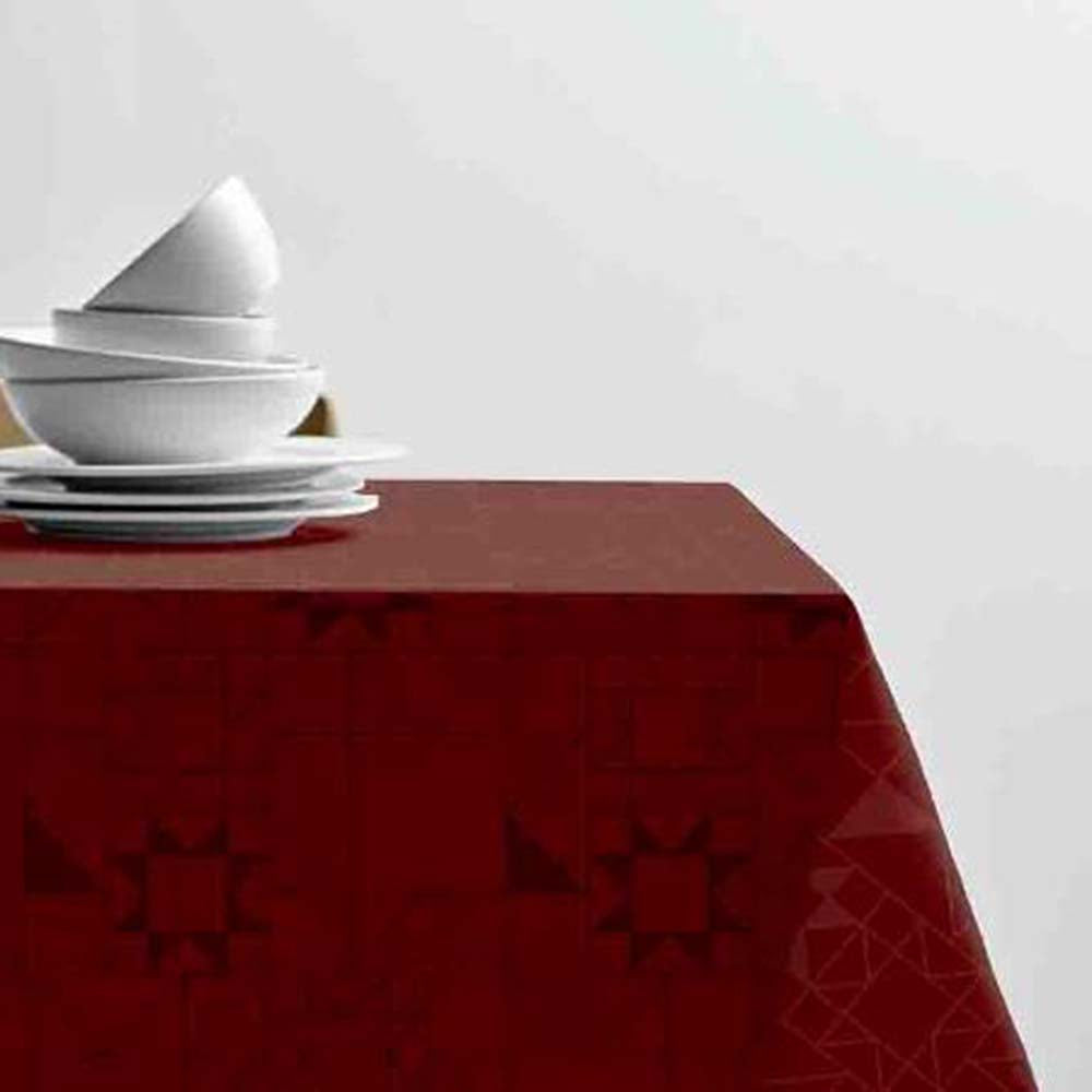 Produktbillede af Södahl Star Damask Dug 140 x 320 cm Red i premium kvalitet