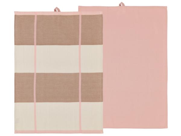 Produktbillede af Södahl Blocks Viskestykke 50 x 70 cm 2 stk. Rose i premium kvalitet