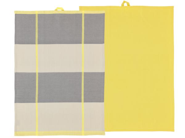 Produktbillede af Södahl Blocks Viskestykke 50 x 70 cm 2 stk. Yellow i premium kvalitet