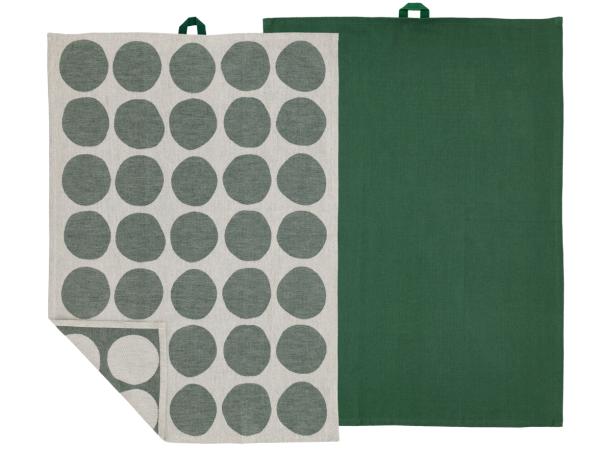 Produktbillede af Södahl Bubbles Viskestykke 50 x 70 cm 2 stk. Pine green i premium kvalitet