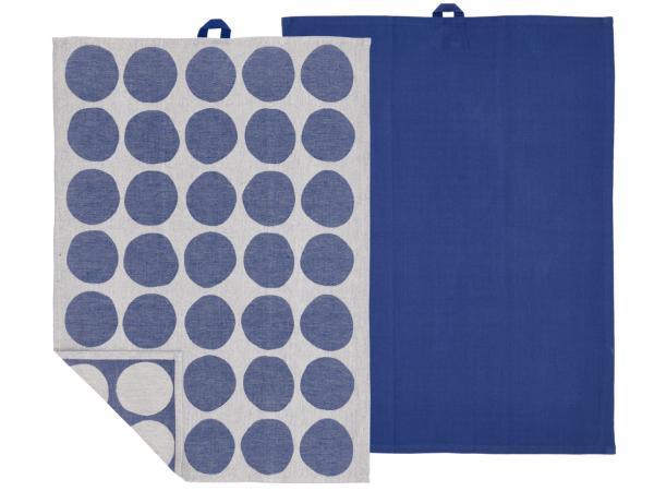 Produktbillede af Södahl Bubbles Viskestykke 50 x 70 cm 2 stk. Royal Blue i premium kvalitet