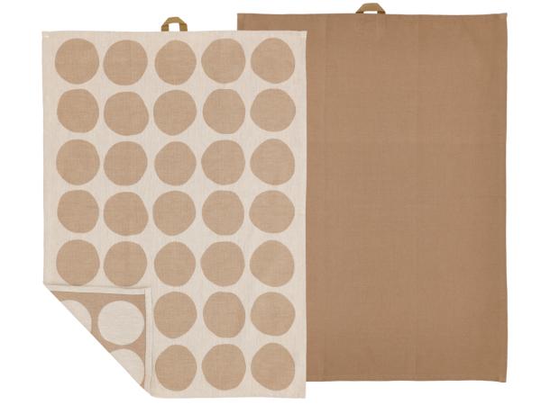Produktbillede af Södahl Bubbles Viskestykke 50 x 70 cm 2 stk. Warm Taupe i premium kvalitet