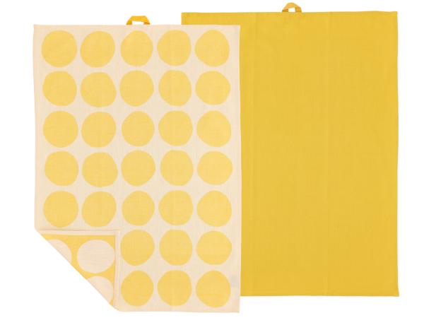 Produktbillede af Södahl Bubbles Viskestykke 50 x 70 cm 2 stk. Yellow i premium kvalitet