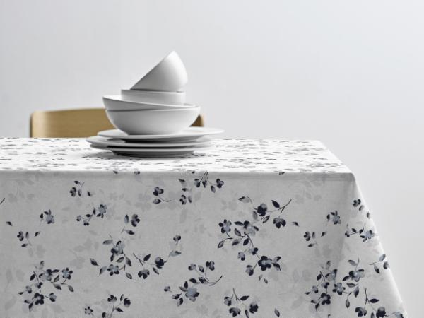 Produktbillede af Södahl Akryldug med antislip Cherry Blossom Grey i metermål i premium kvalitet