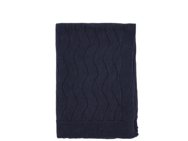 Produktbillede af Södahl Gentle Plaid 130 x 170 cm Navy blue i premium kvalitet