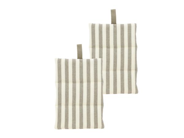 Produktbillede af Södahl Harmony Grydelapper 15 x 23 cm 2 stk. Taupe i premium kvalitet