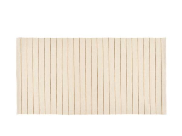 Produktbillede af Södahl Line Tæppe 75 x 150 cm Beige/Toffee Brown i premium kvalitet