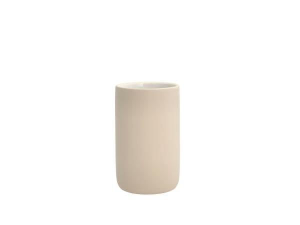 Produktbillede af Södahl Mono Tandbørsteholder Dia 6,5 x 11 cm Beige i premium kvalitet
