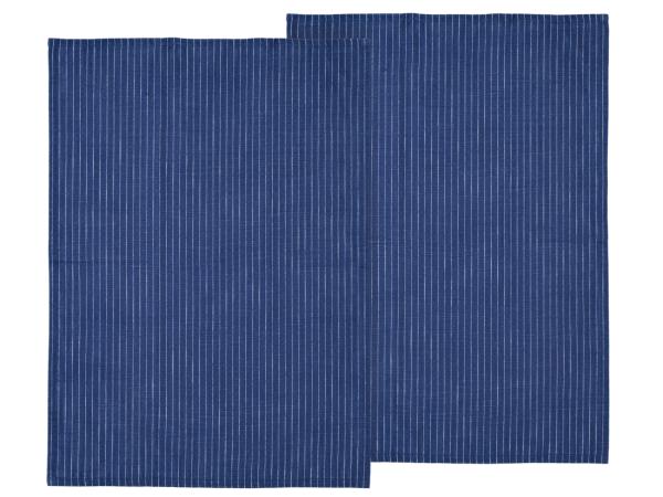 Produktbillede af Södahl organic Line Viskestykke 50 x 70 cm 2 stk. Royal Blue i premium kvalitet