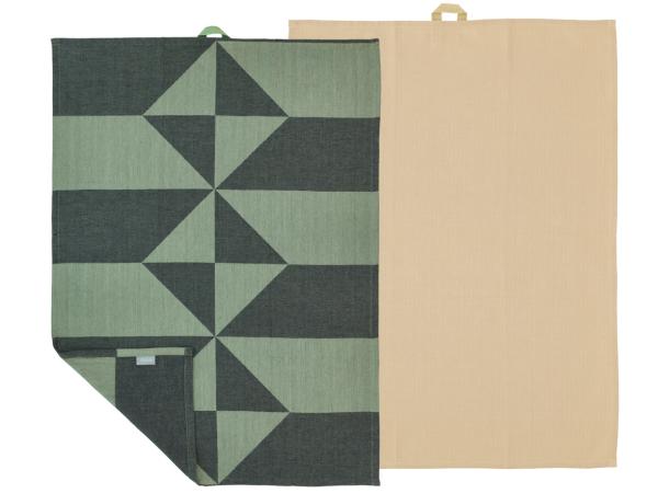 Produktbillede af Södahl Twist Viskestykke 50 x 70 cm 2 stk. Hedge Green i premium kvalitet