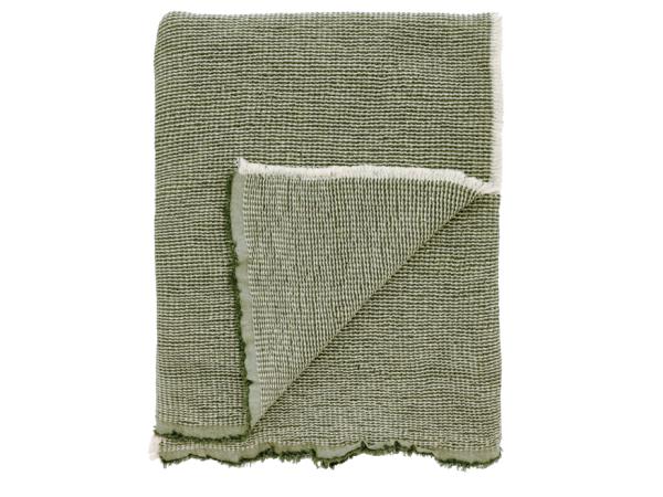 Produktbillede af Södahl Waffle Plaid 130 x 170 cm Grøn i premium kvalitet