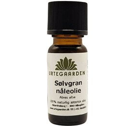 Detaljeret produktbillede af Urtegaarden Sølvgrannåleolie 10 ml på tilbud