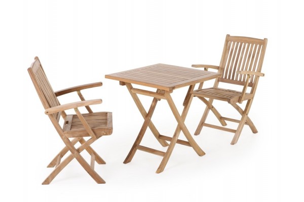 Produktbillede af Sofia 70 Mia teak Havemøbelsæt på tilbud i høj kvalitet